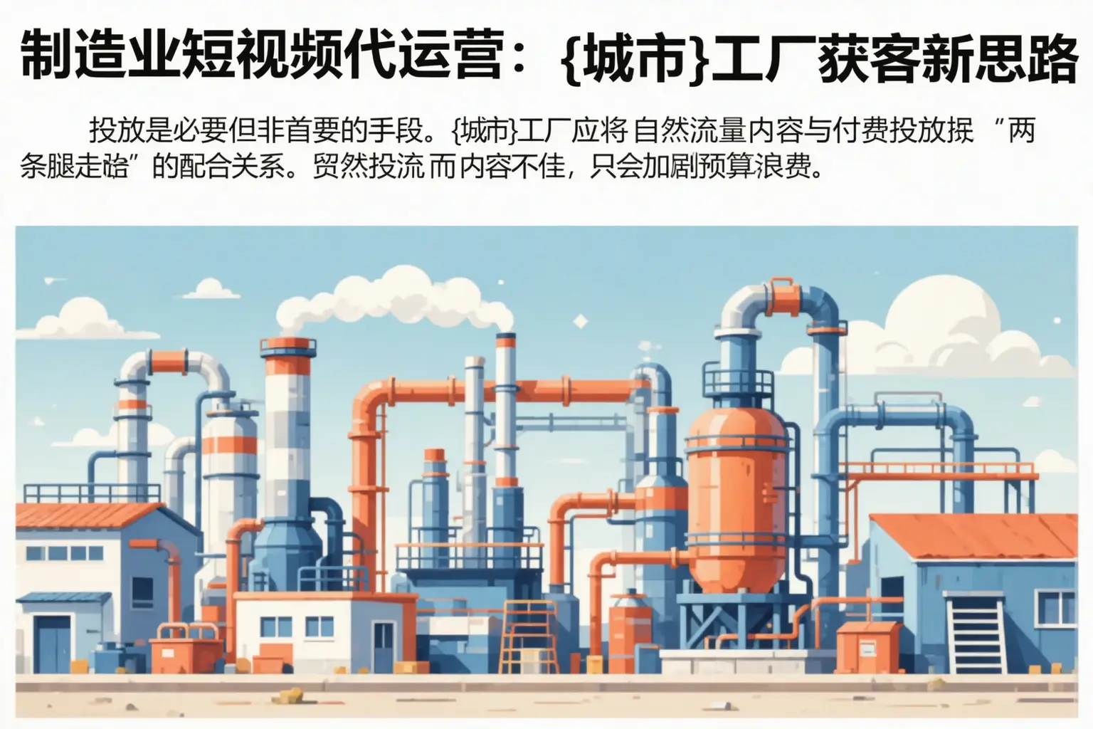 制造业短视频代运营:丽水工厂获客新思路