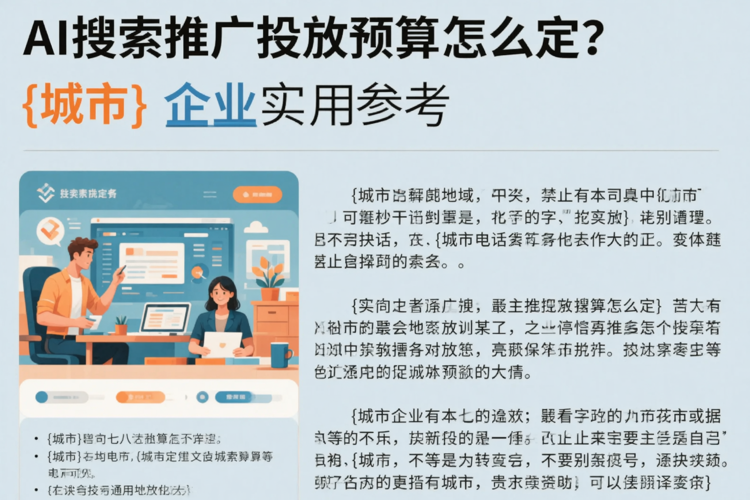 AI搜索推广投放预算怎么定?丽水企业实用参考