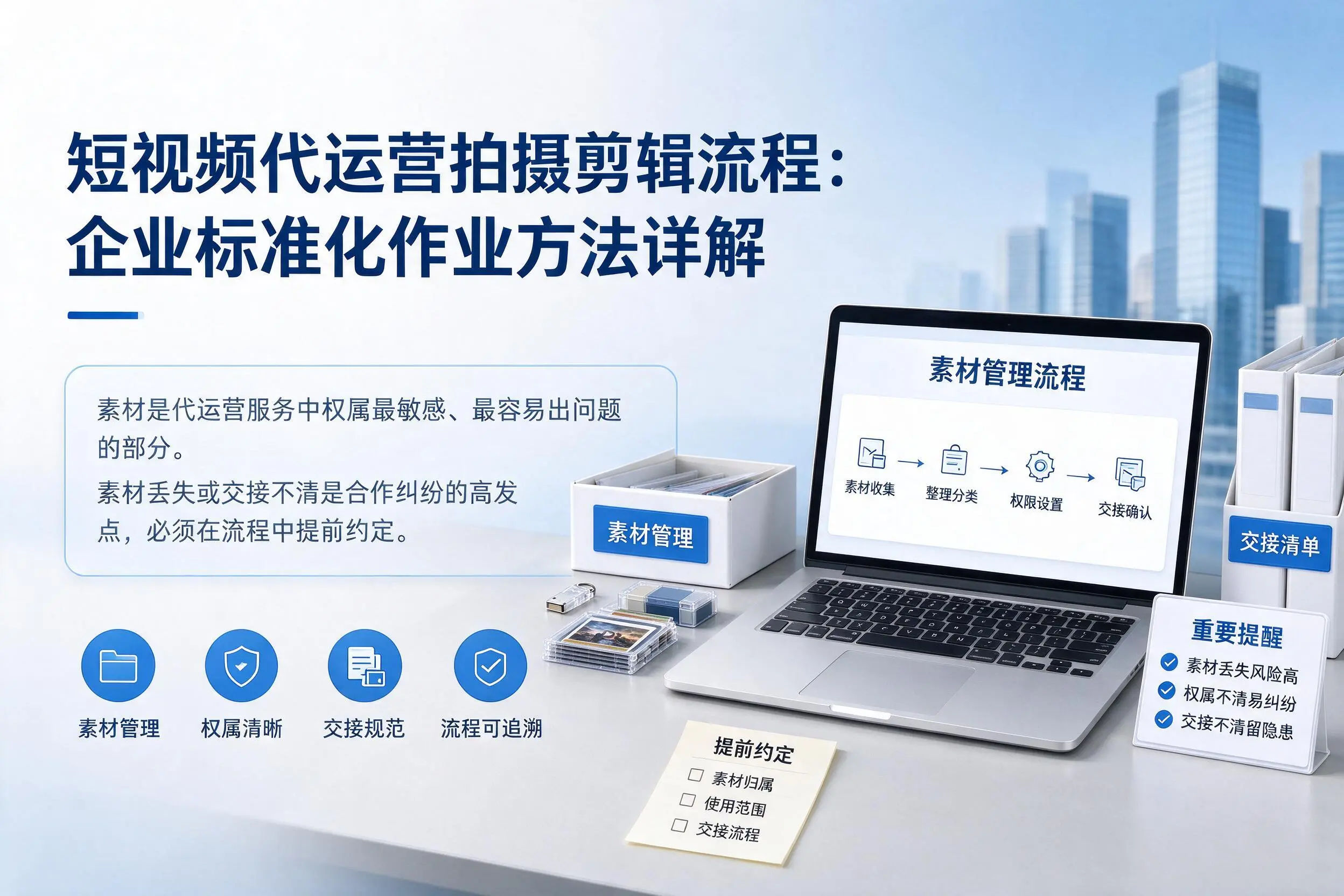 短视频代运营拍摄剪辑流程：丽水企业标准化作业方法详解