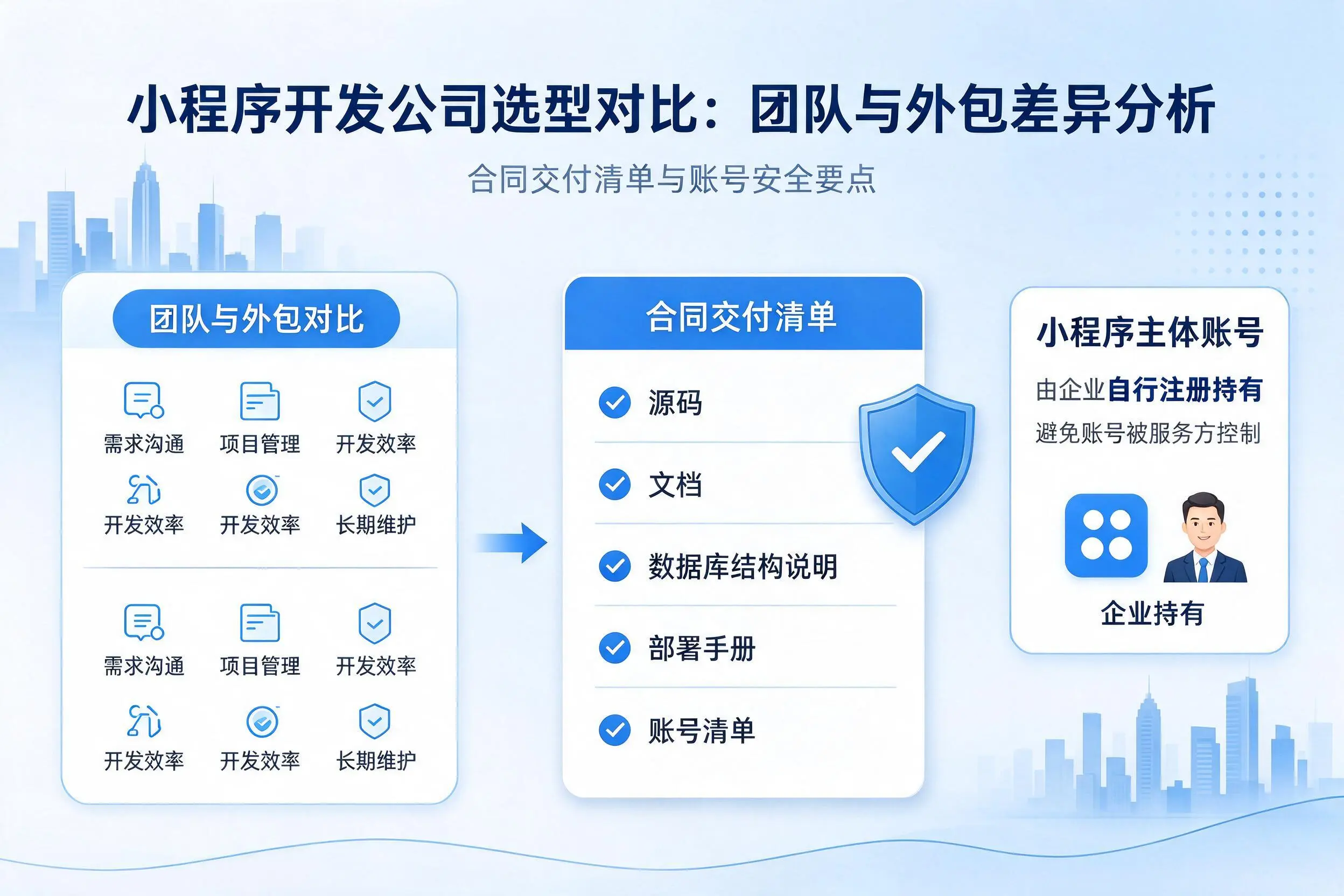 丽水小程序开发公司选型对比：团队与外包差异分析