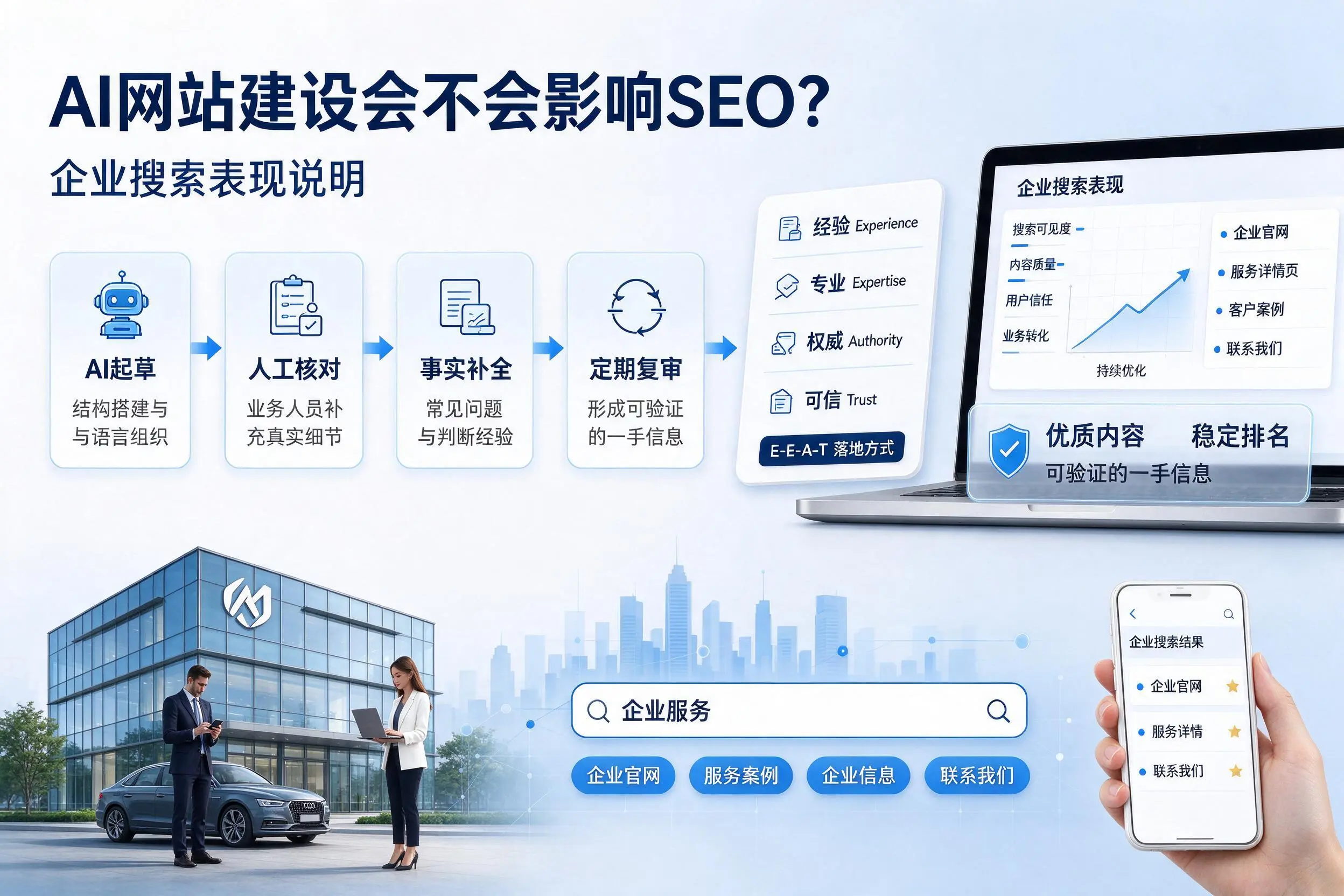 AI网站建设会不会影响SEO？丽水企业搜索表现说明